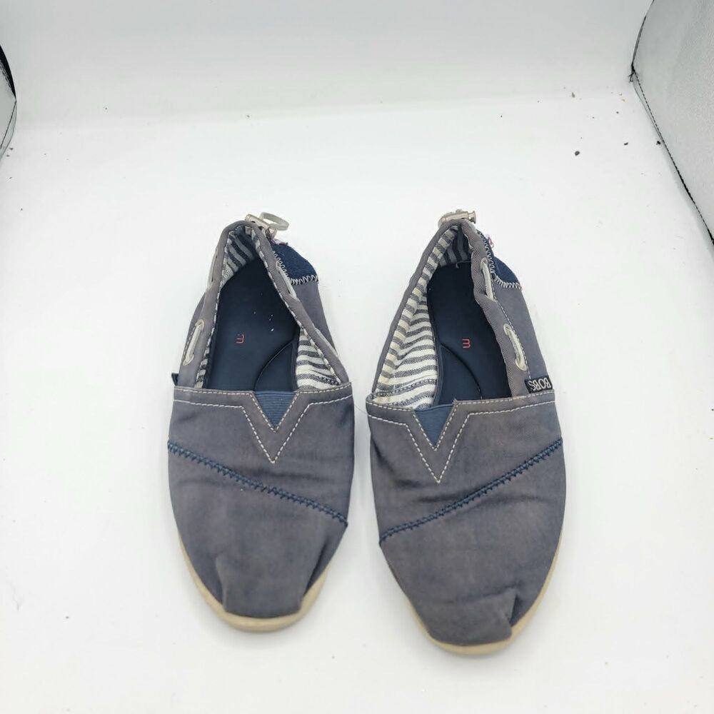 Skechers BOBS Sneakers Women's Size 8 Blue Canvas Slip On